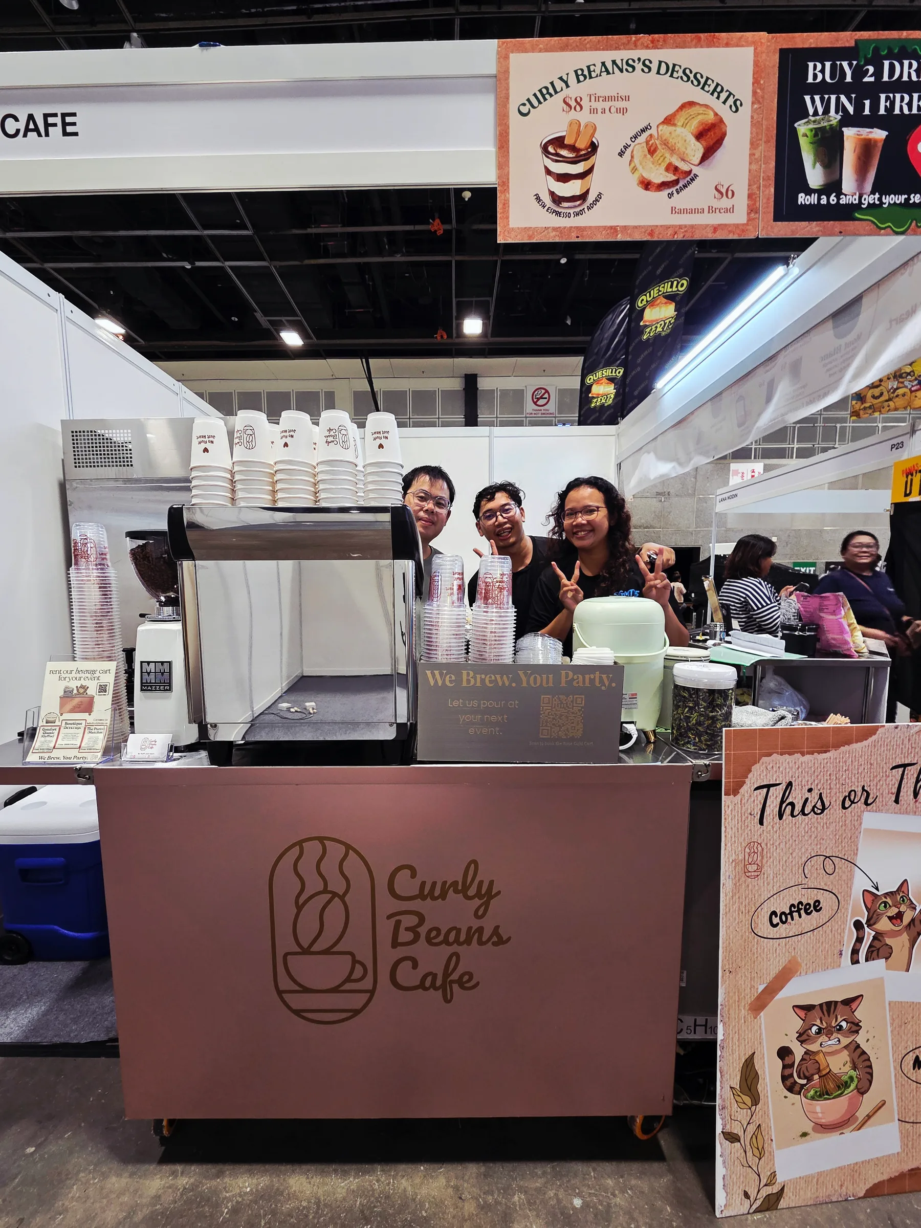Curly Beans Cafe: Matcha & Coffee Live Station