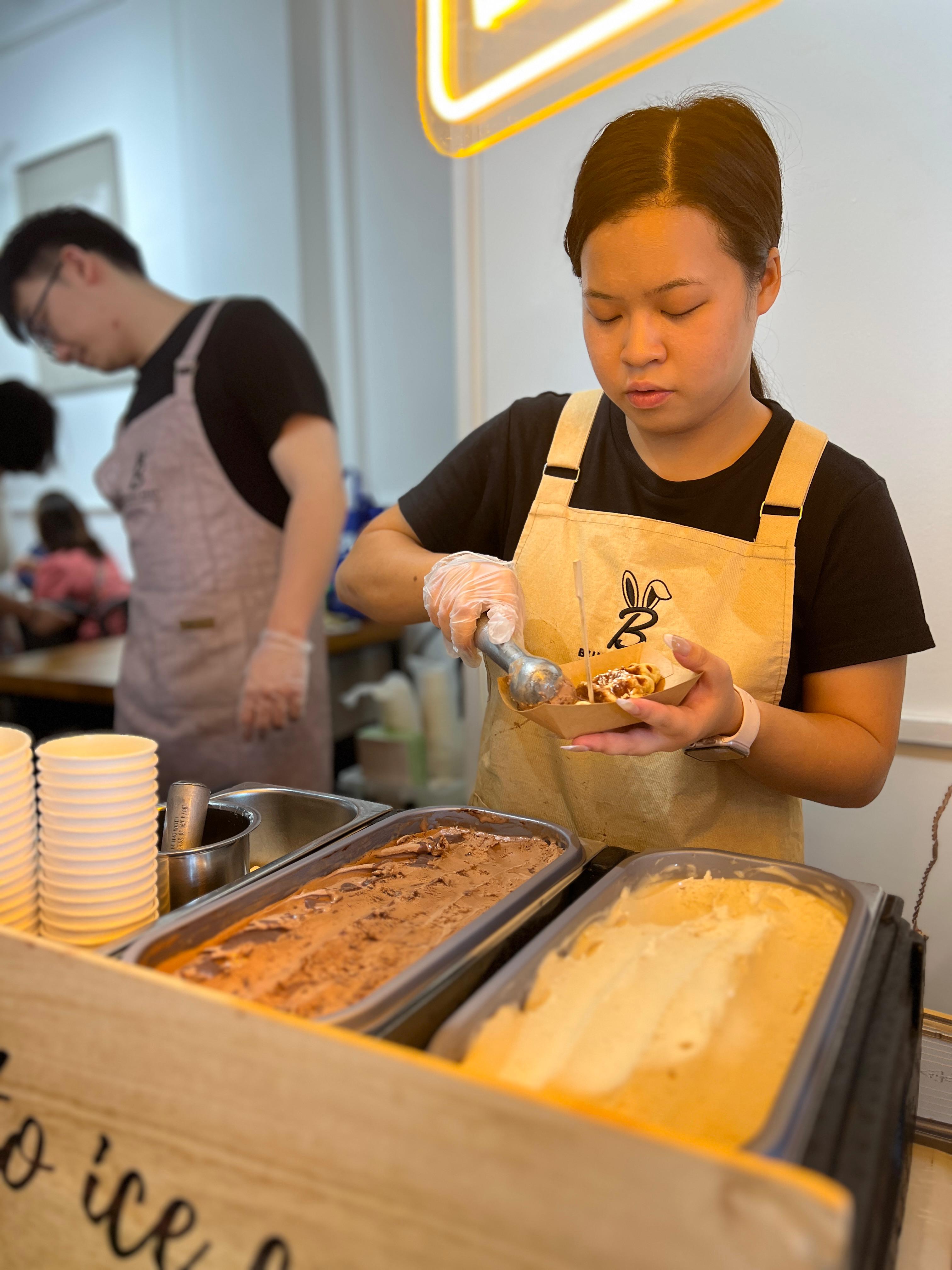 Bunnie Bash - Gelato & Waffles Live Station