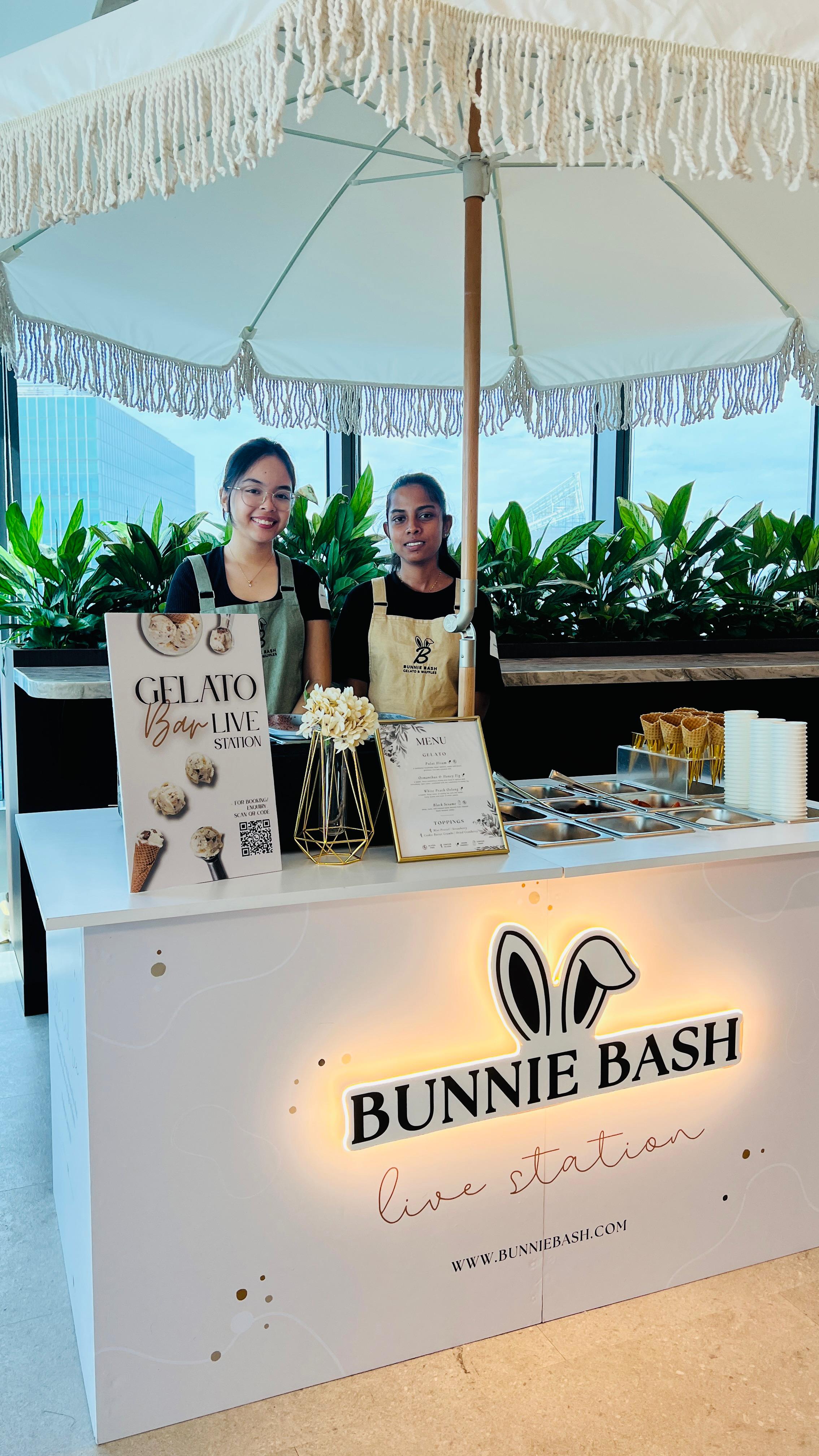 Bunnie Bash - Gelato & Waffles Live Station